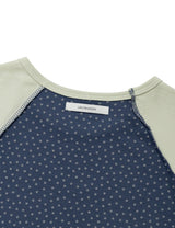 スター コントラスト ラグラン Tシャツ(NAVY)