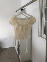 Luna Shirring Blouse (2 colors)