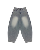 Clear Balloon Denim Pants