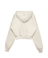 CONTRAST PATCH ZIP-UP OATMEAL
