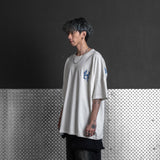 HIERARCHY STUDIOS Chroma - White Hysteria Wide Oversized T-Shirt