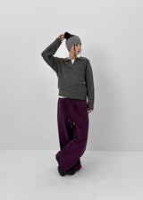 [MADE] Hirose Panel Rivet Balloon Banded Pants