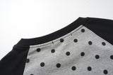 Hurt Dot Raglan Long Sleeve Tee