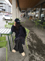 Sand color blocking jacket (2c)