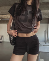 Micro banding short pants