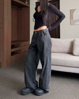 Leopard cotton pants