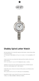 Shabby Spiral Letter Watch