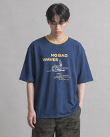 (UNISEX) Wave Ringer Tee