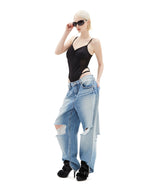 FadeUp Stone Wide Denim Pants