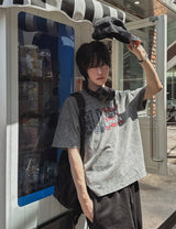 Blossom プリントピグメント半袖Tシャツ
