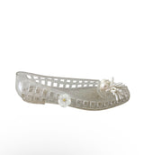 [ charm set / summer trend ] clear pearl jelly shoes