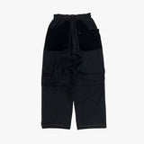 reverse Terry Pocket Denim Pants_black