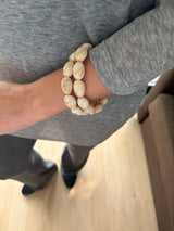 oval beads necklace