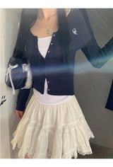 white cancan lovely skirt