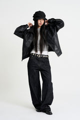 Big round studded belt