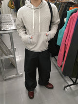No.1523 stripe string hood-T
