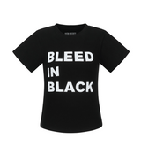 [mnem] ブリードインブラックTシャツ (ブラック)