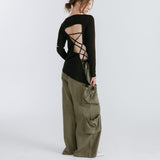 POCKET CARGO PANTS / KHAKI