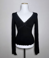 Billie Lace Tee (2colors)