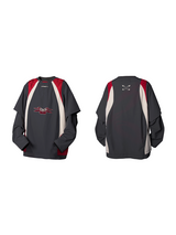 RELABEL Spatial Relations (Cover and Display) Dual-Layer Mesh-Spliced Nylon Contrast-Colour Outdoor Sports Long-Sleeved Top