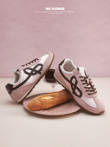 WE FLOWER Trendy New Baguette German Training Shoes, Versatile, Comfortable and Lightweight - Barbie Pink