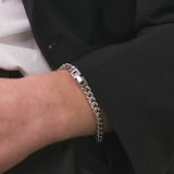 Buckle Chain Bracelet Stainless Steel_CLEF SHIRTS BRC