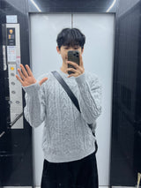 Cropped Cable Warm Knit (6 Colors)
