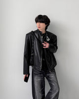 Edwin Belt Leather Jacket