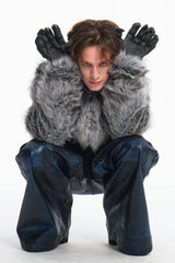 Embryo faux fox eco-friendly fur coat