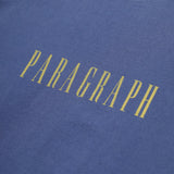 PARAGRAPH ピグメントダイドTシャツ ブルー