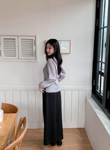 [SHOPPERMADE] Classic Mood Low-rise Maxi Skirt (2color)