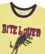 BITE LOVER クロップリンガーTシャツ