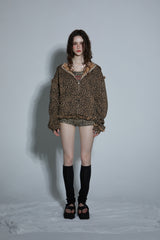 LEOPARD HOOD