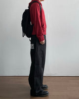 Roving Slub Cropped Hooded Zip-up