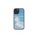 [Epoxy] Light Blue Crushing Waves Phone Case