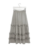 Jibram Frill Tiered Flower Banding Long Skirt