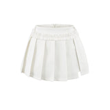 Classic Pleated Mini Skirt