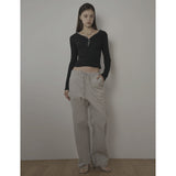 COTTON CANDY PANTS-LIGHT GRAY