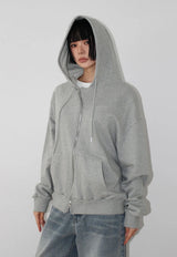 CURVE ZIP-UP HOODIE