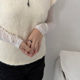 Static Star Band Ring