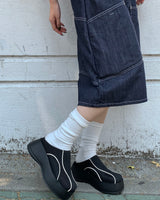 Base platform loafers