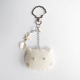 [soft keyring] シーサイドキャット (アイボリー)