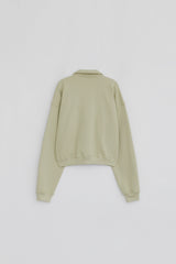 DIAGONAL ロゴハーフジップアップ