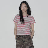 stripe t (pink)