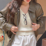 Corbel Leather Jumper