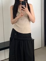 Defnit Draped Knit Tank Top