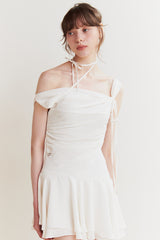 リリーフリルドレス ivory
