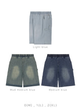 [1+1] Denim Carpenter Bermuda Shorts