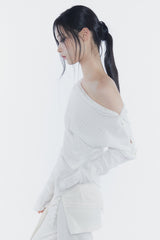 ジェニーボタントップ ivory