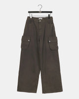 [MADE] Hauve Back Curve Cargo Pocket Wide Cotton Pants